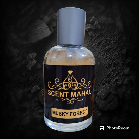 MUSKY FOREST 50ml Bottle Collection by Scent Mahal with long lasting fragrance